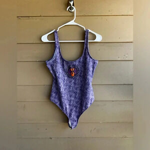 Vintage 90s Guess Rising Head in the Clouds Bodysuit - Size Medium